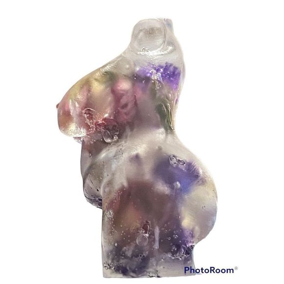 Handmade flower goddess statue - Picture 3 of 8